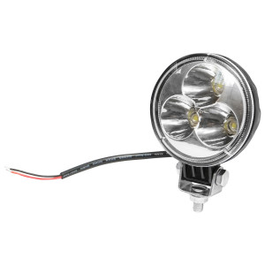 Lampa cu 3 LED-uri 10-30V 9W unghi radiere 30 de grade tip spot 82x52mm IP67 6000K , Cod: BK69009S, Brand: BRECKNER GERMANY - Img 2