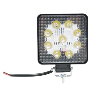 Lampa cu 9 LED-uri 10-60V 27W unghi radiere 30 de grade tip spot 107x107x49mm 6000K IP67, DISNY93