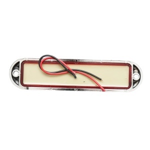 Lampa laterala gabarit LED 12-24V rosie 155x37mm, rama cromata Breckner Germany, BRECKNER GERMANY, BK69180 - Img 2