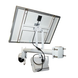 Lampa LED 200W cu panou solar 50W si camera supraveghere WIFI , Cod: BK69683,Brand: BRECKNER GERMANY - Img 5
