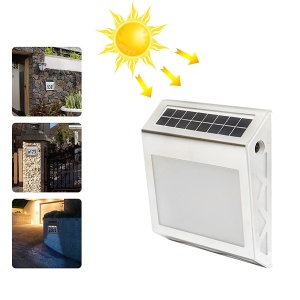 Lampa LED 8x0.2W cu afisare numar, panou solar 4V/0.6W si baterie 3,2V/500mAh, Cod: BK77057, Brand: BRECKNER GERMANY - Img 1