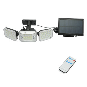 Lampa LED cu panou solar telecomanda si baterie 2000mAh, IP65, Cod: BK69958, Brand: BRECKNER GERMANY - Img 1