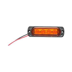 Lampa LED laterala de gabarit galbena 12-24V FR0271, Cod: BK69563, Brand: BRECKNER GERMANY - Img 1