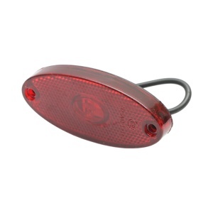 Lampa pozitie laterala ovala LED 12-24V rosie 100x45x14mm Breckner Germany, BK98681 - Img 2