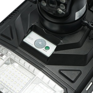 Lampa solara LED 450W, camera supraveghere Ai 4 MP, WIFI, sim 4G cu panou solar 24W, baterie LifePo4 18Ah, rotativa 360, night vision, detectie umana, aplicatie V380 Pro, Cod: DISPV88 - Img 8