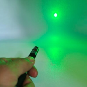Lanternă cu Laser Pointer Verde LED – 14 cm, Negru - Img 6