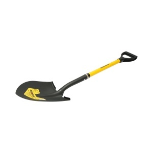 Lopata otel cu varf ascutit tip cazma 220x290x1020mm, coada din fibra de sticla si maner D Crownman, BK00406 - Img 4