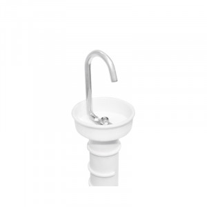 Maner poarta alb cu carlig si arc gard electric, Cod: M87Z659, Brand: MEZOFARM - Img 4