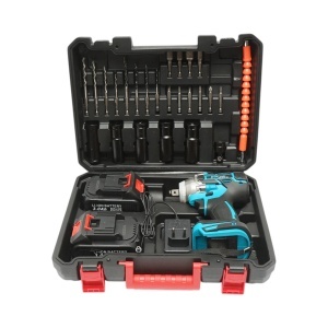 Masina de insurubat cu impact 1/2 inch, 2 acumulatori 21V, 3Ah Li-ion, LED, brushless, cuplu 400Nm, tubulare, burghie, biti 31 piese Breckner Germany, BRECKNER GERMANY, DISUT09 - Img 2