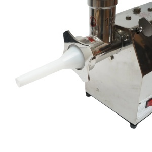 Masina de tocat carne electrica inox 1600W, 220V, capacitate 150 kg/h, adaptor carnati, 1 sita si 1 cutit incluse 380x210x415mm, DISVG63 - Img 9