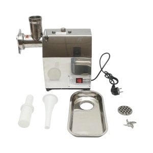 Masina de tocat carne electrica inox + otel 1200W, 220V, capacitate 100 kg/h, adaptor carnati, 1 sita si 1 cutit incluse 340x185x365mm, DISVG62 - Img 2