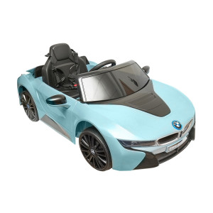 Masinuta electrica cu telecomanda, pentru copii, BMW i8 coupe, 6V/7Ah, JE1001, cu scaun piele, Cod: DISLF27, Lean Cars - Img 7