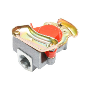 Mufa de cuplare furtun aer rosie pentru camion Scania, Daf cod OEM 076.912-00 M20 Cod: DISGX28, Breckner Germany - Img 1