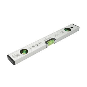 Nivela aluminiu magnetica 400mm, 3 bule de nivel, rigla gradata 0-40cm , Cod: DISPT51, Marca: CROWNMAN - Img 3