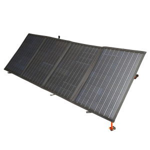 Panou solar 150W fotovoltaic monocristalin, pliabil tip valiza cu regulator de tensiune 12V/20A, Cod: BK77551, Brand: BRECKNER GERMANY - Img 2