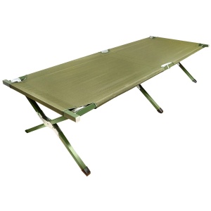 Pat pliabil de campanie, camping verde olive 190x66x42 cm, Cod: DISDM58,Brand: BRECKNER GERMANY - Img 2