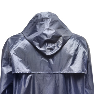 Pelerina cu gluga impermeabila XL din poliester cu membrana PVC fante de aerisire, 2 buzunare si fermoar navy blue, Cod: BK77397, Germany - Img 4