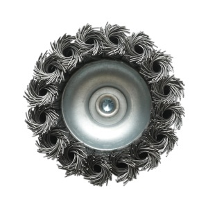 Perie sarma cupa cu fir rasucit 75mm, tija 6mm, max. 4500rpm Breckner Germany, BRECKNER GERMANY, BK88211 - Img 4