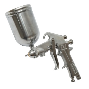 Pistol de vopsit cu aer comprimat 400ml, consum aer 3-8CFM, duza 1.5mm, presiune max. 3.5 bar, Cod: DISPT07 , Brand: CROWNMAN - Img 3