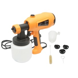 Pistol vopsit electric 550W, 220V, debit 800 ml/min, rezervor inferior 800ml, 3 duze incluse, DISRX10