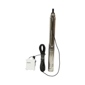 Pompa apa submersibila inox 1.5kW, 220V, D100mm, debit 5 m3/h, inaltime refulare 60m, 9 turbine ceramice, racire pe ulei, panou de control K90QJD2-60/9-1.5 Breckner Germany, DISVN33 - Img 4