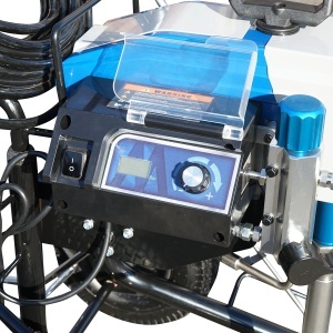Pompa de vopsit airless profesionala cu piston si motor fara perii 2.6kW, 220V, debit 3.2 L/min, duza 517, presiune maxima 227 bar M32H, DISSY65 - Img 7