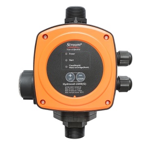 Presostat electronic automat cu manometru 2.2KW, 220V pentru pompa de apa, presiune reglabila manual max. 15 bar HYDROCALL-2200G, Cod: BK78868 - Img 1