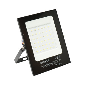 Proiector LED, 30W, 220V, 6500K, IP65, negru, 141x11x13mm, Cod: BK69398 Echivalență: DISEH49, Breckner Germany - Img 5