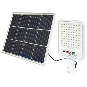 Proiector LED 30W, cu panou solar si baterie, 3,2V/40Ah si suport articulat, Cod: BK87489 Echivalență: DISDW67, Breckner Germany - Img 1