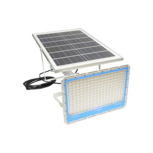 Proiector LED 400W, 6500K, cu panou solar 28W, telecomanda si baterie, 40Ah, Cod: BK69669 Echivalență: DISLG28, Breckner Germany - Img 2