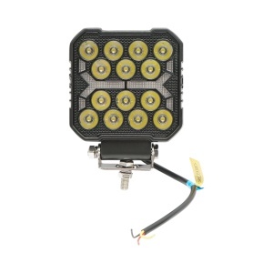 Proiector patrat LED cu DRL 9-36V, 16W alb-galben, carcasa aluminiu 108x108x33mm IP68 Breckner Germany, BRECKNER GERMANY, BK91013