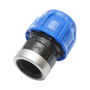 Racord compresiune, cu filet interior, D25mmx3/4 toll, PN16, pentru sisteme irigatii, Cod: DISLV49, Poelsan - Img 2