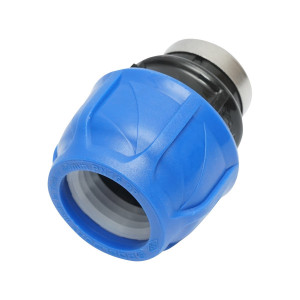 Racord compresiune, cu filet interior, D40mmx1 toll, PN16, pentru sisteme irigatii, Cod: DISLV54, Poelsan - Img 3