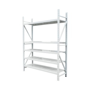 Raft metalic depozitare 5 nivele 200x60x250cm, 300 kg/polita, gri Breckner Germany, Breckner Germany, DISAY24 - Img 2