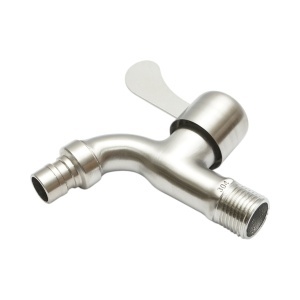 Robinet apa de serviciu, montaj perete, otel inoxidabil ,Cod: DISSY44 - Img 3