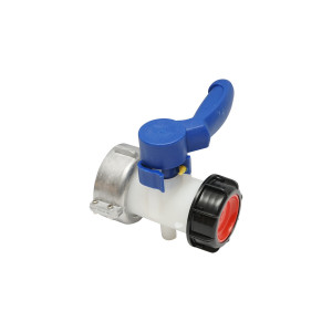 Robinet pentru bazin IBC S60x6, DN50 diametru filet 75mm, garnitura EPDM, Cod: DISGP40, - Img 2