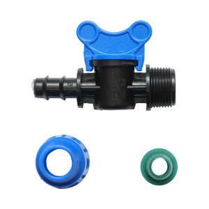 Robinet tub picurare, D16x16mm, PN8, pentru sisteme de irigare, Cod: DISLV15, Poelsan - Img 4
