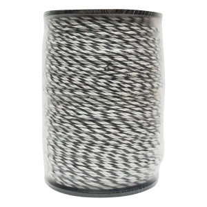 Rola fir alb-negru fi 4 mm 3x0.2mm SS 500m gard electric, Cod: BK87623, Brand: BRECKNER GERMANY - Img 2