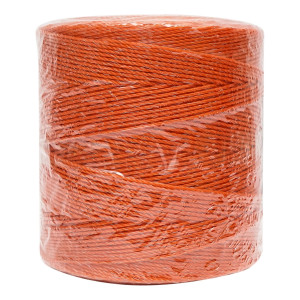 Rola fir portocaliu fi 2,5mm. 3x0.15mm. SS, rezistenta 7.4 Ohm/m, 1000m gard electric,Cod: BK87651, Brand: BRECKNER GERMANY - Img 2