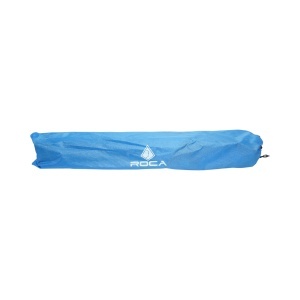 Scaun camping pliabil albastru cu suport pahar, husa transport, structura metalica 50x80x80cm, BK99241 - Img 12