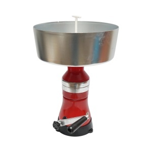 Separator smantana din lapte sau pentru degresat manuial, recipient aluminiu 5L, capacitate 80L/h, DISPM68 - Img 3
