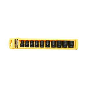 Set 10 chei tubulare de impact 10-24mm, patrat 1/2 inch, material Cr-Mo, standard DIN 3121, industrial , Cod: DISPT45, Marca: CROWNMAN - Img 1