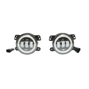Set 2 lampi cu 6 LED-uri 10-60V 30W cu lumina de zi tip Angel Eyes, Cod: BK69122, Brand: BRECKNER GERMANY - Img 1