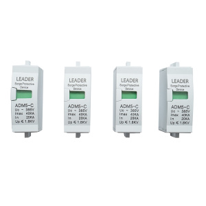 Set 4 cartuse pentru descarcator supratensiune AC SPD 4P-40KA ,Cod: DISKP04, Brand: Leader - Img 1
