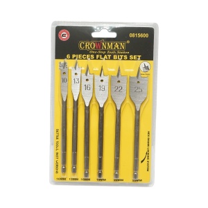 Set 6 burghie plate 10-25mm pentru lemn , Cod: DISPN30 , Brand: CROWNMAN