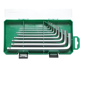 Set 9 chei imbus hexagonale 1.5-10mm cu brat lung si varf sferic, Cod: DISPY27 - Img 2