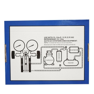 Set baterie manometru cu 2 cai pentru agent frigorific, AC R22, Cod: BK77540, Brand: BRECKNER GERMANY - Img 5