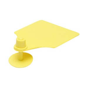 Set crotalii neinscriptionate galbene 64x95mm pentru vaci, Cod: BK77183, Brand: BRECKNER GERMANY - Img 2