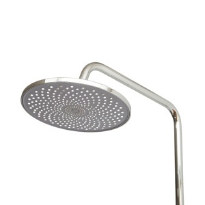 Set dus multifunctional de perete cu dus de mana, pipa cada, dus rotund, cartus ceramic, crom lucios, Cod: DISSY42 - Img 5