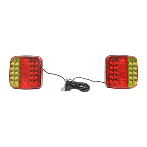Set lampi magnetice WIFI cu control wireless 12/24V baterie 3.7V/2000mAh cablu IP65, Cod: BK92245, Brand: BRECKNER GERMANY - Img 3